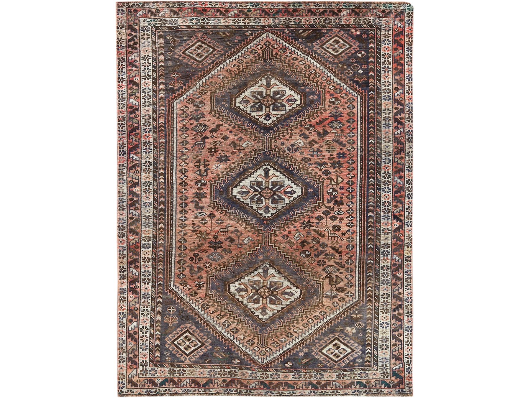 A2Z Rug|Qashqai 5578 Southwestern Medallion Boho Blue Persian Style Pattern|Entrance Hallway Hall Stair Area rug|Soft Short Pile|60x230cm 112x77ft|Traditional RunnerArea Carpet